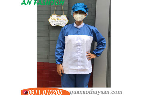 Quần Áo Kaki Xanh Phối Trắng