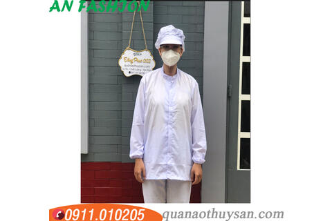Quần Áo Silk Trắng Dài Tay