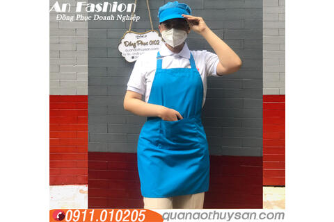 Tạp Dề Cafe, Bếp Màu Xanh Biển