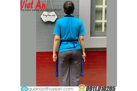 Tạp Dề Nhựa Xanh Thủy Sản Chống Thấm Nước Ngang Gối
