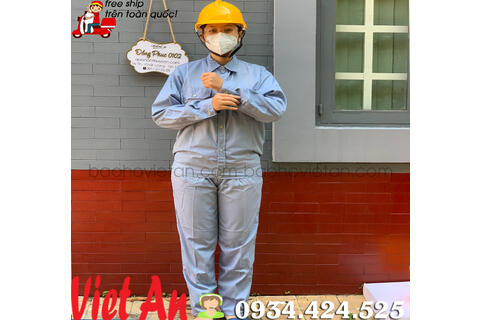 Quần Áo Bảo Hộ Thủy Sản Xám Xanh